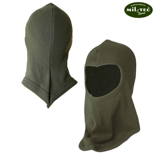 Kominiarka BALACLAVA Bawełniana 1 otwory OLIVE