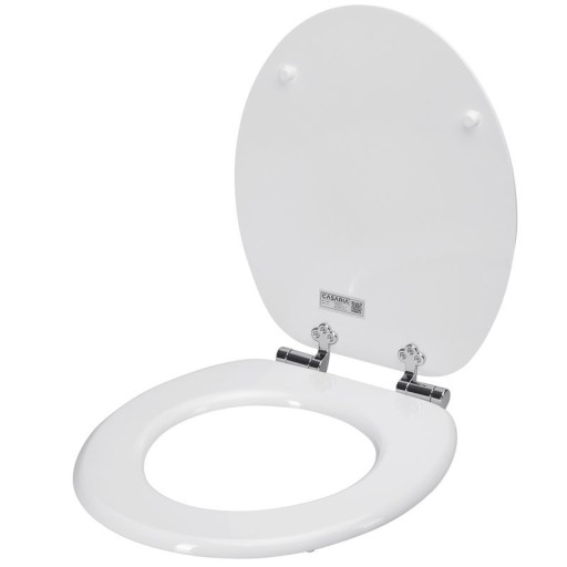 DESKA SEDESOWA WC WOLNOOPADAJĄCA BIAŁA MDF