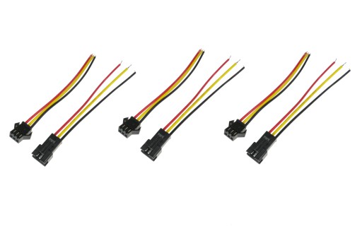 ZŁĄCZE JST-SM 3 PIN 2.50 MM WTYK + GNIAZDO 3 KPL.