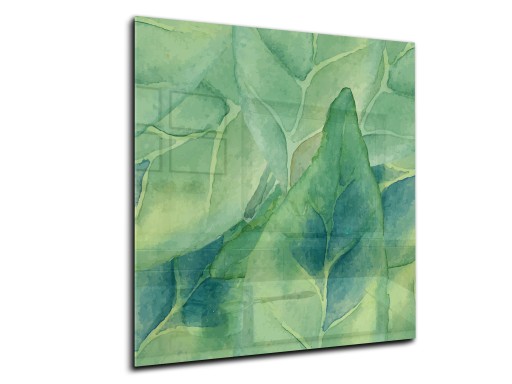 lacobel hartowany grafika panel 50x55 liść