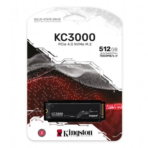 Dysk Kingston KC3000 M.2 Pcie 4.0 NVMe 512GB