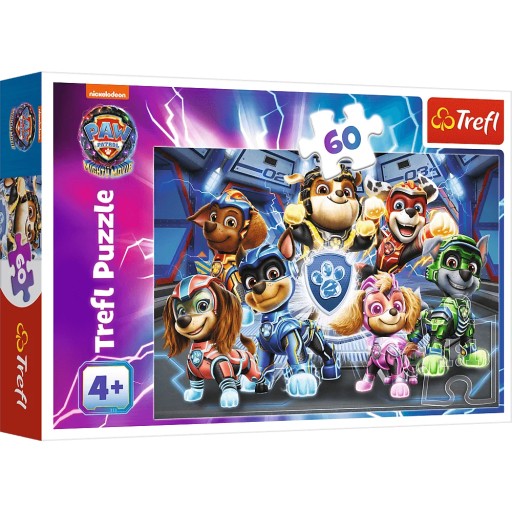 Puzzle 60 elementów Psi Patrol Przygody Bohaterów Miasta 17385 Trefl