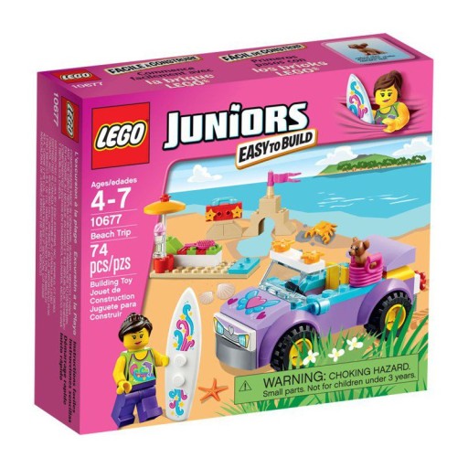 LEGO Wycieczka na plażę 10677 auto deska NOWE