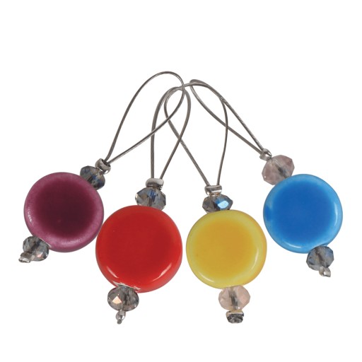 Znaczniki do drutów KnitPro Zooni Gems / 12 sztuk
