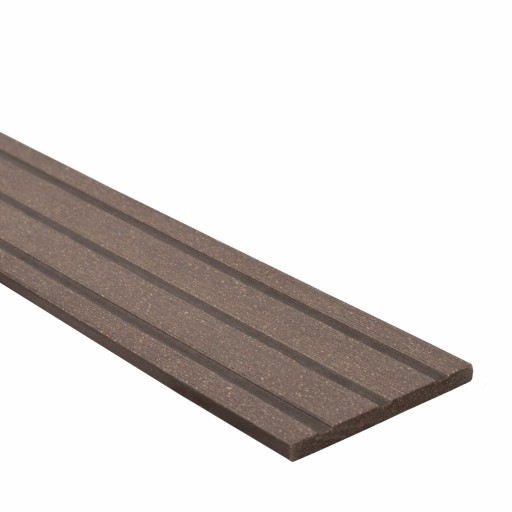 Listwa kompozytowa Gala 240x6x0.5 cm brązowa DLH