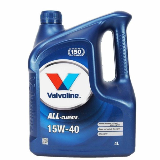 VALVOLINE ALL-CLIMATE 15W40 4L MINERALNY API SL/CF