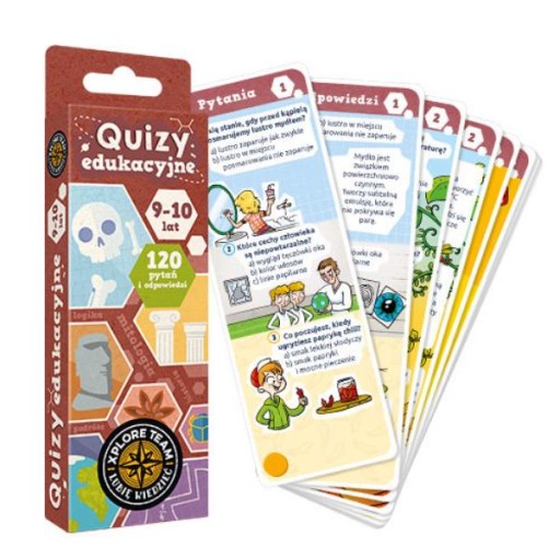 Quizy edukacyjne 9-10 lat SUPER EDUKACYJNA Gra i Zabawa dla Dziecka