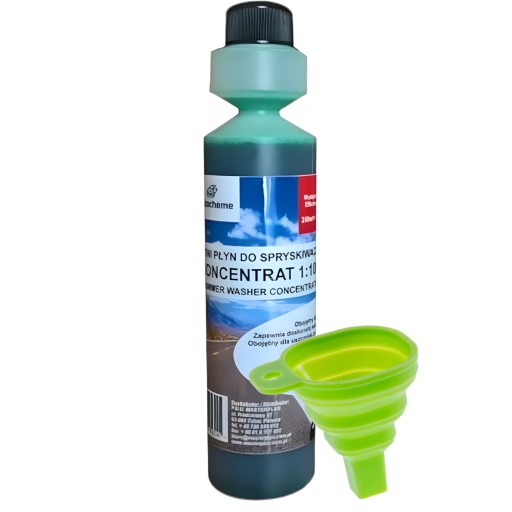 LETNI KONCENTRAT PŁYNU DO SPRYSKIWACZY + LEJEK