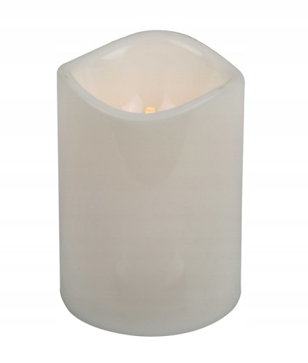 ŚWIECA LED ŚWIECZKA ZNICZ WKŁAD 7,5CM x 7,5CM