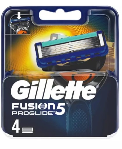 WKŁADY DO MASZYNKI GILLETTE FUSION 5 PROGLIDE OSTRZA ORYGINALNE ZAPASOWE