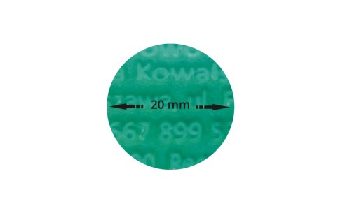 PIECZĄTKA GUMKA OKRĄGŁA DO PIECZĄTKI GUMKI 2 CM