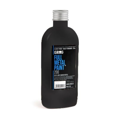 Tusz GROG Full Metal Paint - 200 ml - death black
