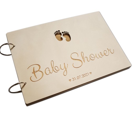 Album na baby shower, prezent na baby shower