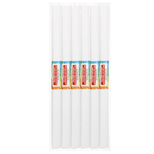 BIAŁA BIBUŁA marszczona 50x200cm KREPINA dekoracyjna STARPAK zestaw 10szt.