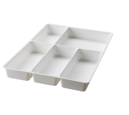 IKEA STODJA Tacka/pojemnik na sztućce biały 31x50