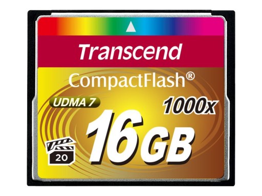 TRANSCEND 16 GB CF Compact Flash 1000x 160MBs UDMA