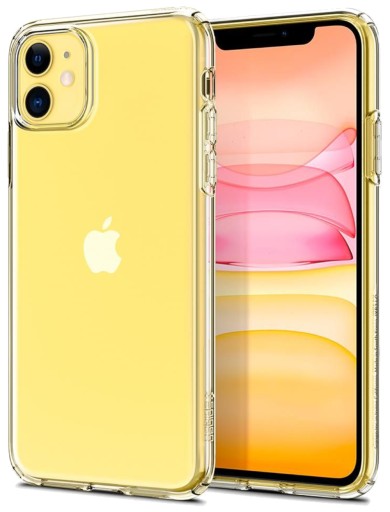 ETUI CLEAR CASE Do iPhone 11 LIQUID CRYSTAL SPIGEN