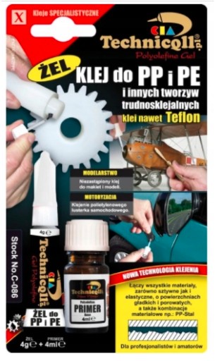 KLEJ DO PLASTIKU PP, PE, PTFE TECHNICQLL C-086