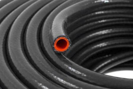 WĄŻ SILIKONOWY ZBROJONY TURBO CZARNY 12mm