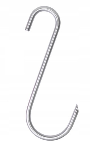 Hak stalowy nierdzewny bardzo gruby S10 27cm haczyk inox