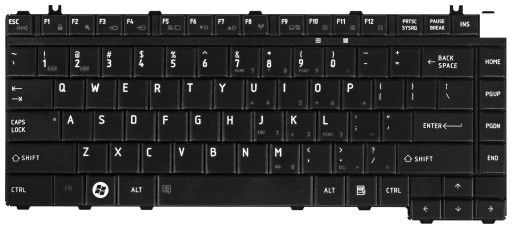 TO180 Klawisz przycisk klawiatury Toshiba M300 Satellite M205 A200 L450