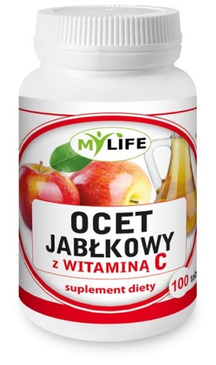 OCET JABŁKOWY z WITAMINĄ C, 100 tabletek