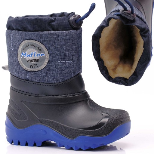 Renbut Muflon ŚNIEGOWCE BUTY ZIMOWE WEŁNA 27/28