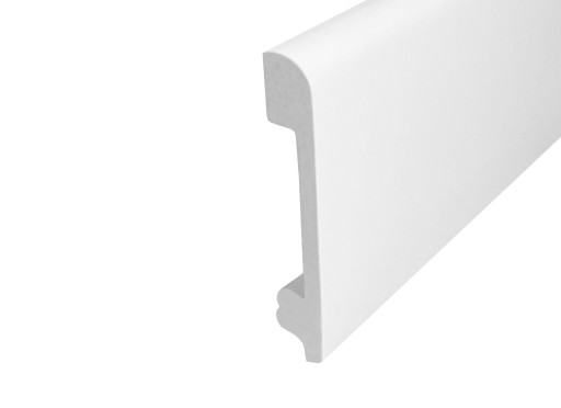 LISTWA PRZYPODŁOGOWA POLISTYREN PCV uhd (nie mdf)14x80mm dł. 200cm biała