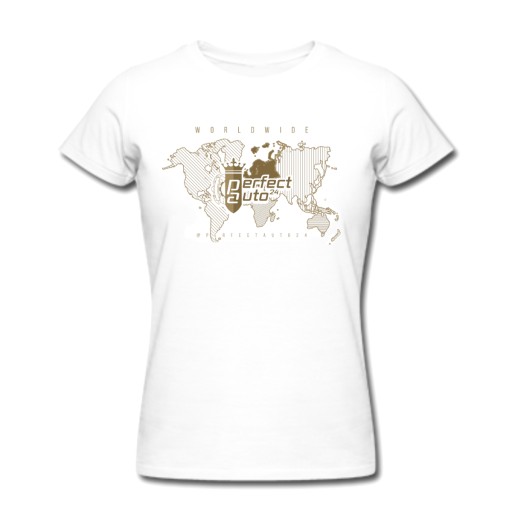 T shirt Koszulka Worldwide biała damska S
