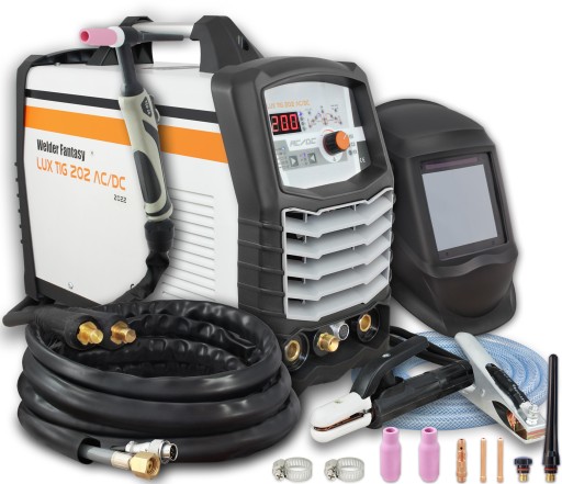 Spawarka LUX TIG 202 TIG AC/DC PULS MMA maska 990T