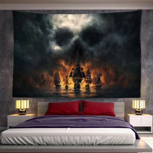 150*100cm Gobelin żaglowy oceaniczny rejs ścienny wiszący wielofunkcy