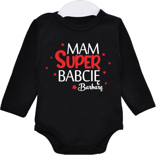 BODY DZIEŃ BABCI MAM SUPER BABCIĘ IMIĘ r. 92
