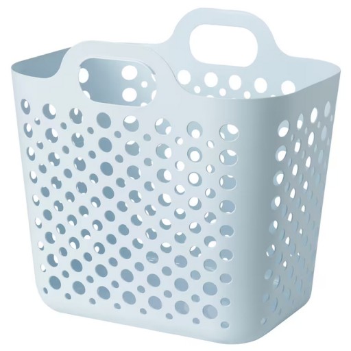 IKEA SLIBB łazienkowy kosz koszyk na pranie NIEBIESKI