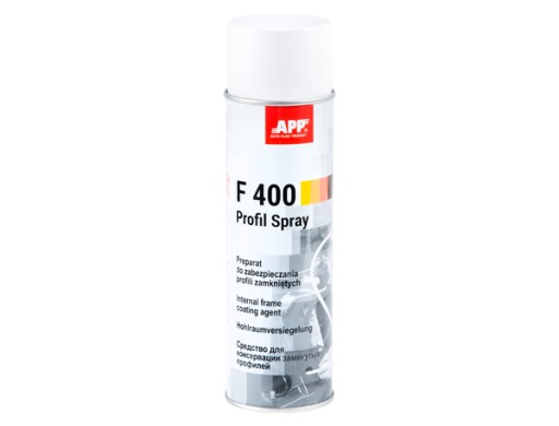 Środek do profili zamkniętych PRZEŹROCZYSTY | Spray | 500 ml | APP F400