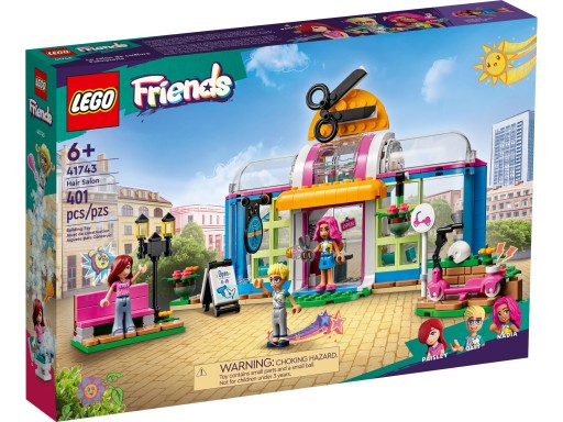 LEGO Friends 41743 - Salon fryzjerski 6+ Paisley Olly Nadia