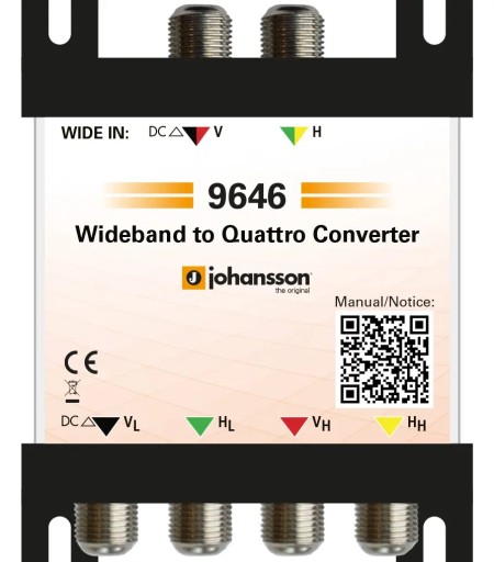 Konwerter sygnału Wide Band na Quattro Johansson 9646