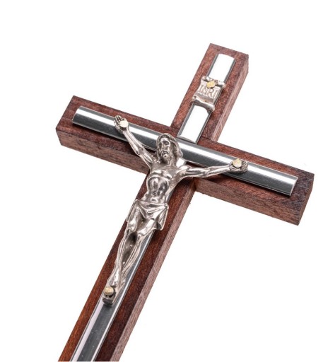 DREWNIANY KRZYŻ drewno na ścianę 24 cm