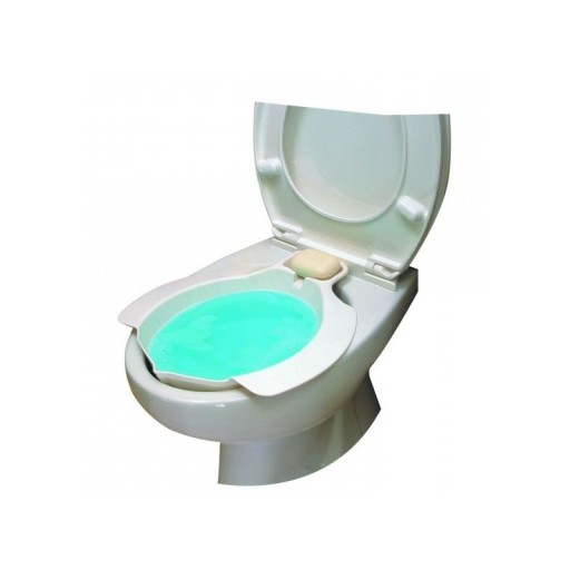 Bidet sanitarny na sedes 9 cm Biały