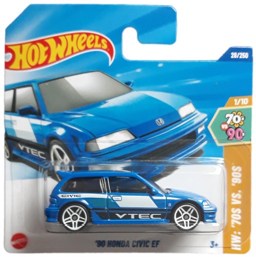 HOT WHEELS '90 HONDA CIVIC EF - nr. 28/250 - rok 2025