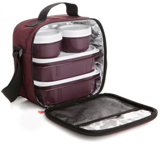 Torba Termiczna 4x pojemnik BEZ BPA Lunchbox Obiad