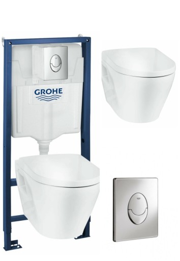 ZESTAW PODTYNKOWY WC GROHE SOLIDO Z MISKĄ GROHE ST