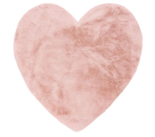 DYWANIK *HEART ART Pink * 86x86