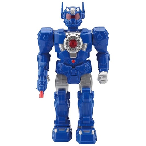 DUŻY ROBOT WYDAJE DZWIEK CHODZI ŚWIECI