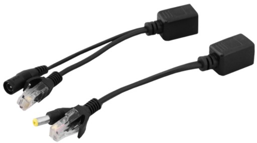 ADAPTER PoE ZASILANIE PO SKRĘTCE DC RJ45 HQ