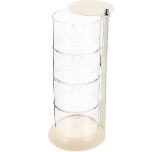 Powder Puff Organizer Portable Rotatable Cosmetic