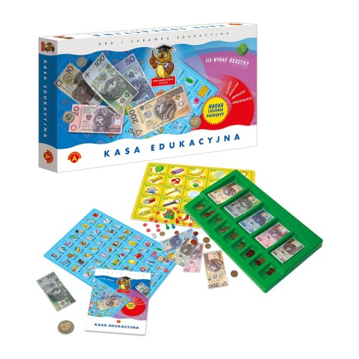 KASA edukacyjna ZABAWA w SKLEP sklepowa pieniądze
