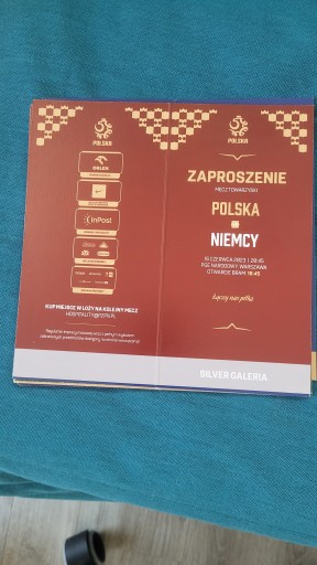 Polska - Niemcy silver zaproszennie