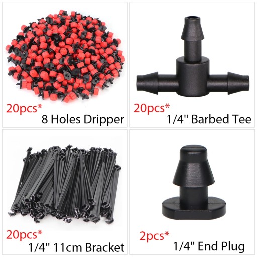 360 Degree Adjustable 13cm Irrigation Dripper