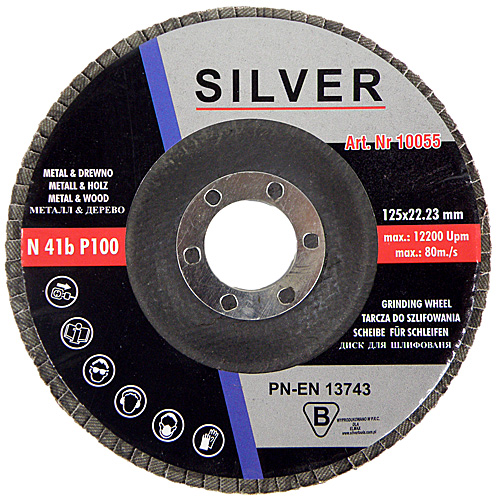Tarcza do szlifowania Silver S10114 125x22,2 mm 10szt