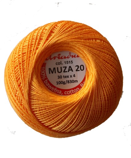 Kordonek MUZA 20 ARIADNA 830m - 1515 pomarańczowy